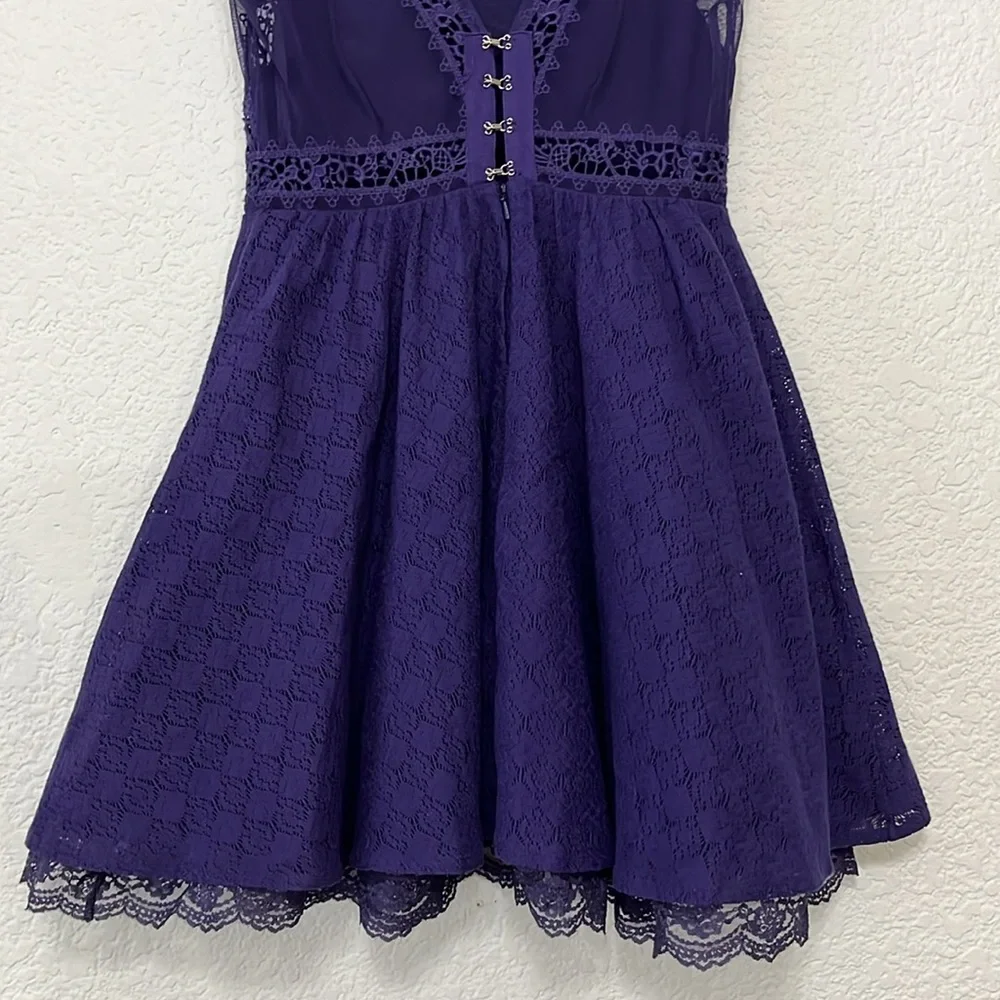 Free People Lace Mini Dress